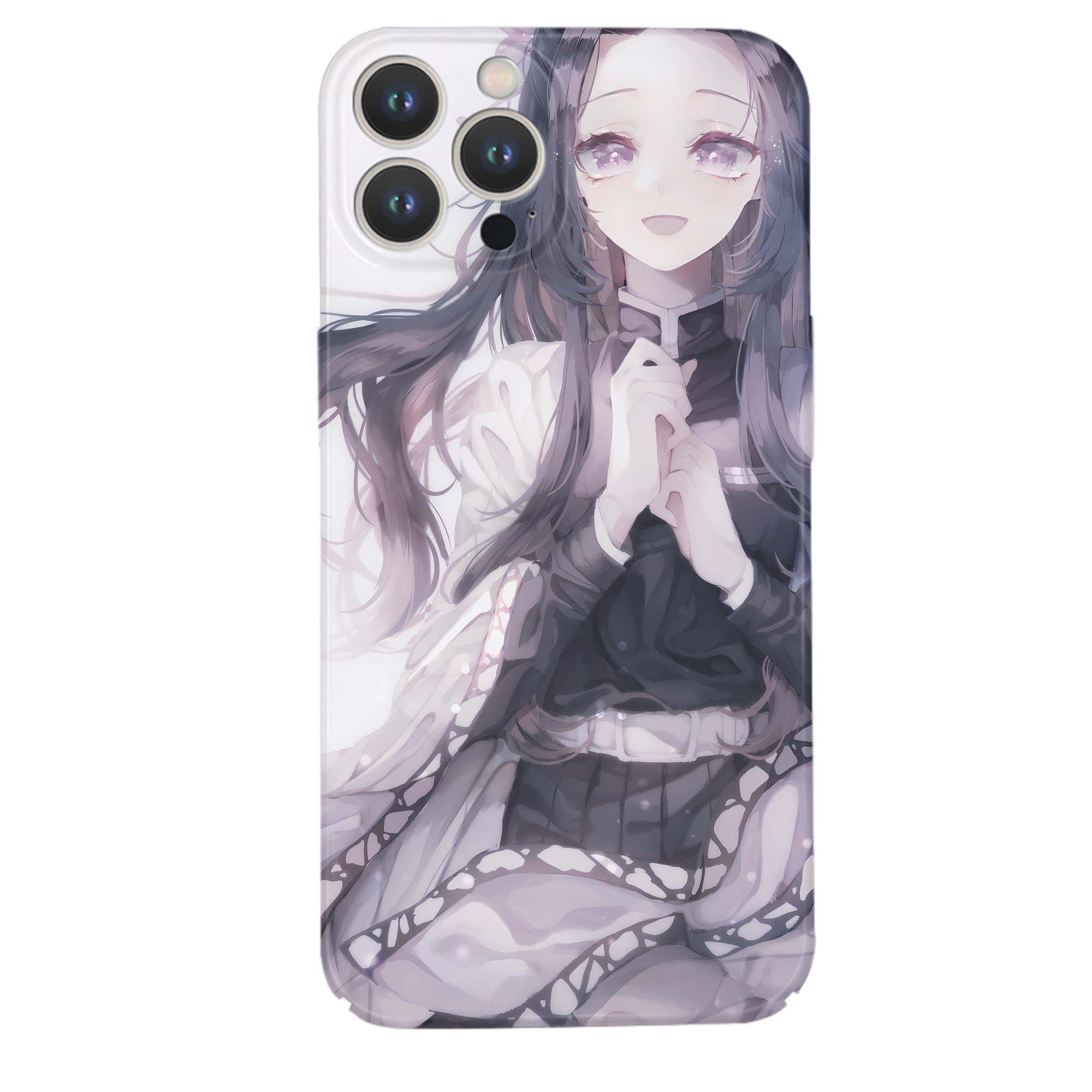 （画像用） 鬼滅の刃（きめつのやいば）蟲柱-胡蝶 しのぶ／こちょう しのぶ Kochou Shinobu 【iPhone 14シリーズ対応】ハードケース